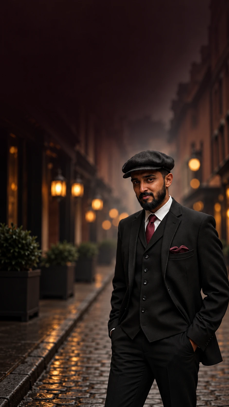 AI-treated portrait of Abhijit
