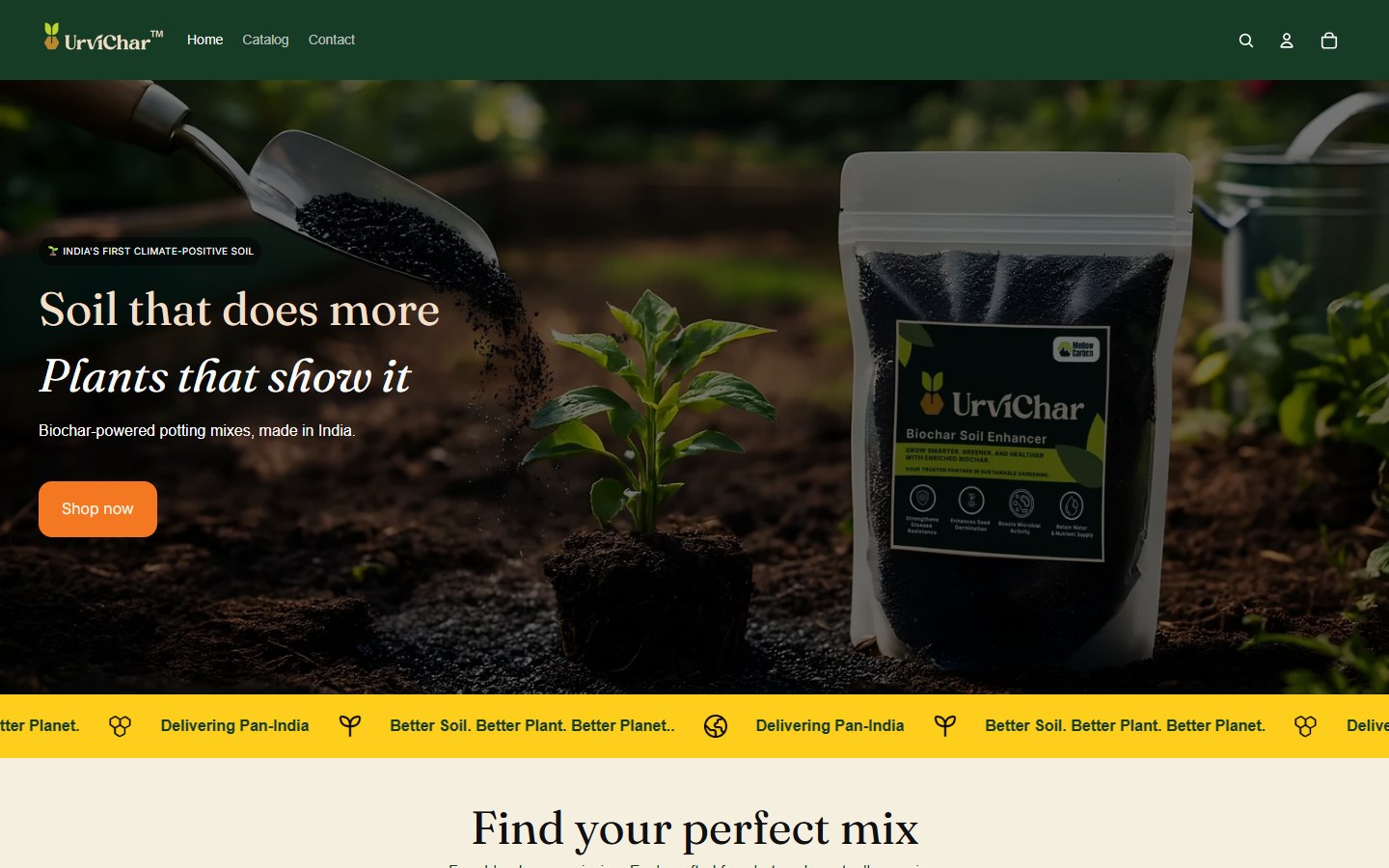 Urvichar public website homepage